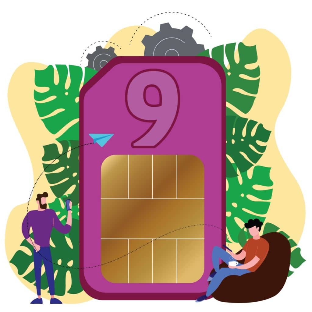 سیم کارت ۰۹۱۲ کد ۹